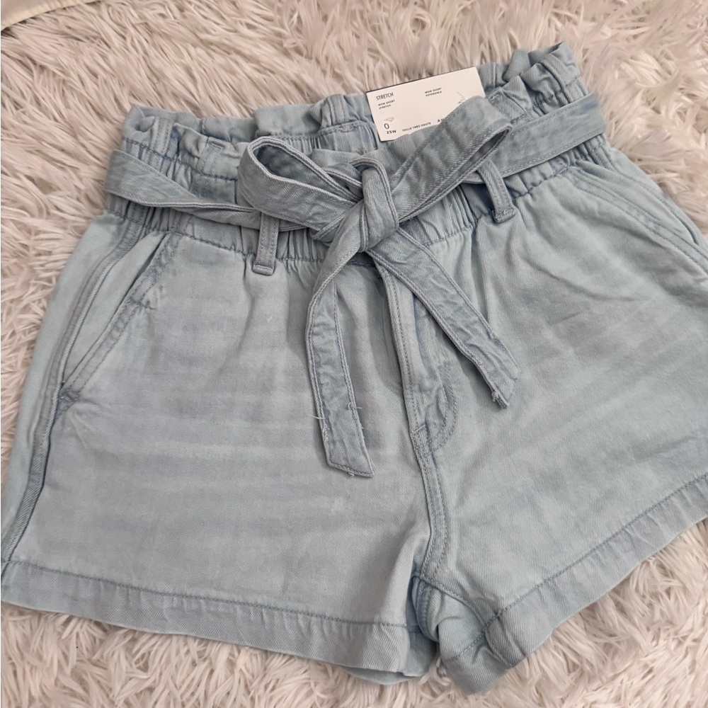 American Eagle Outfitters High Waist Light Jean Shorts